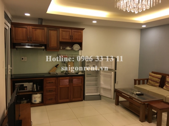 Serviced apartment 01 bedroom, spacious living room for rent on Lam Son street, Tan Binh district, 50sqm : 500 USD/month