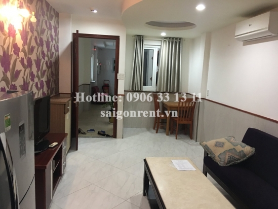 Nice apartment 01 bedroom with balcony and alot of light, living room for rent in Ben Van Don street, District 4. 05 mins to Ben Thanh martket. 45sqm- 500 USD 